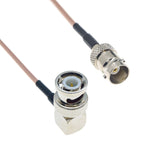 RG316 Cable BNC To BNC Male Female Q9 Plug Jack Crimp Connector Extension RF Brass Copper Coaxial WIFI Coax Jumper Pigtail