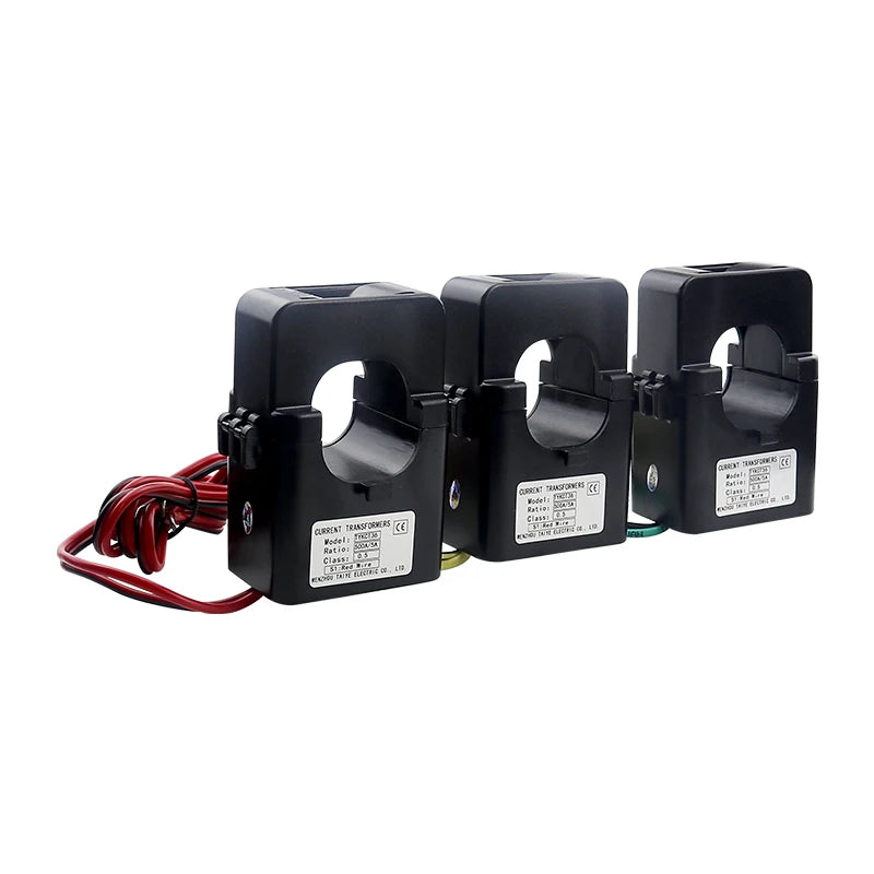 3PCS Split Core Current Transformer KCT-36 Current Sensor 100A 200A 250A 300A 400A 500A 600A Mini Current Transformer CTs