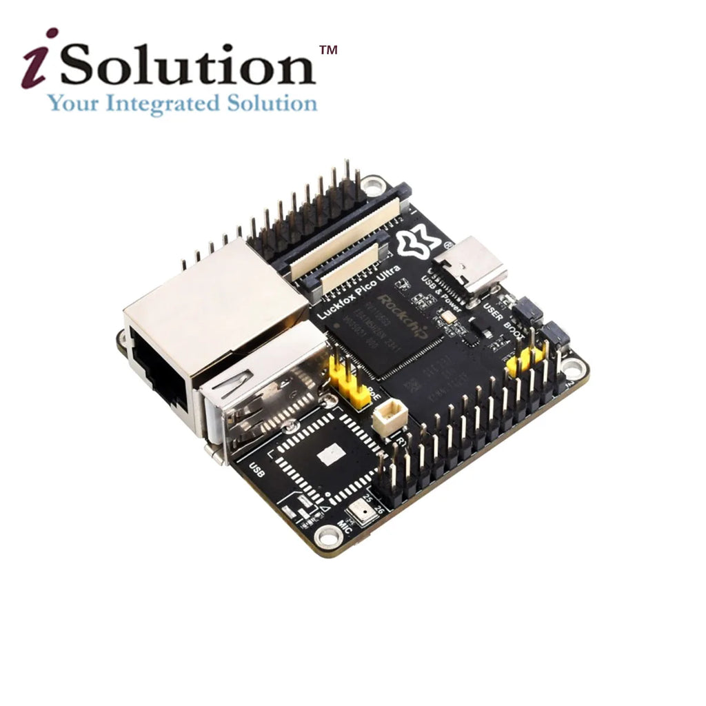 Luckfox Pico Ultra B RV1106 Linux Micro Development Board, Integrates ARM Cortex-A7/RISC-V MCU/NPU/ISP Processors