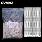 170/146/60Values 0603 0805 0402 1206 SMD resistor sop 1% Each 50PCS Each 25PCS 1k 2k 3k 4k 5k