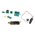 CH341A USB Programmer SOP8 Test Clip 1.8V Adapter SOP8 to DIP8 Converter Module Adapter Socket Converter Module USB Programmer