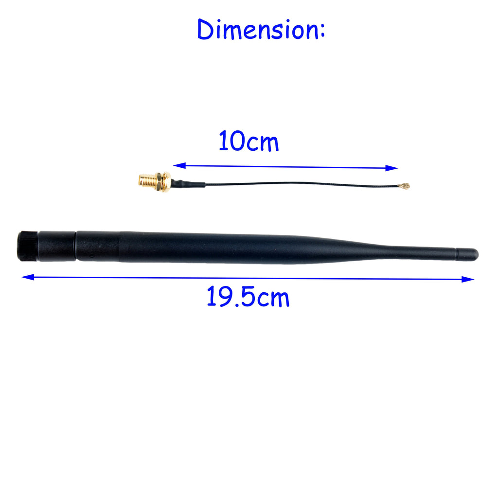 LoRa Antenna 868MHz 915MHz 5DBi SMA Male with Extenstion Cable Omni-directional LoRa32 Board Antenna for LoraWAN Meshtastic