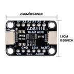 ADS1115 16 Bit I2C Module Precision ADC 4 Channel Development Board Pro Gain Amplifier 2.0V to 5.5V for Arduino Raspberry Pie