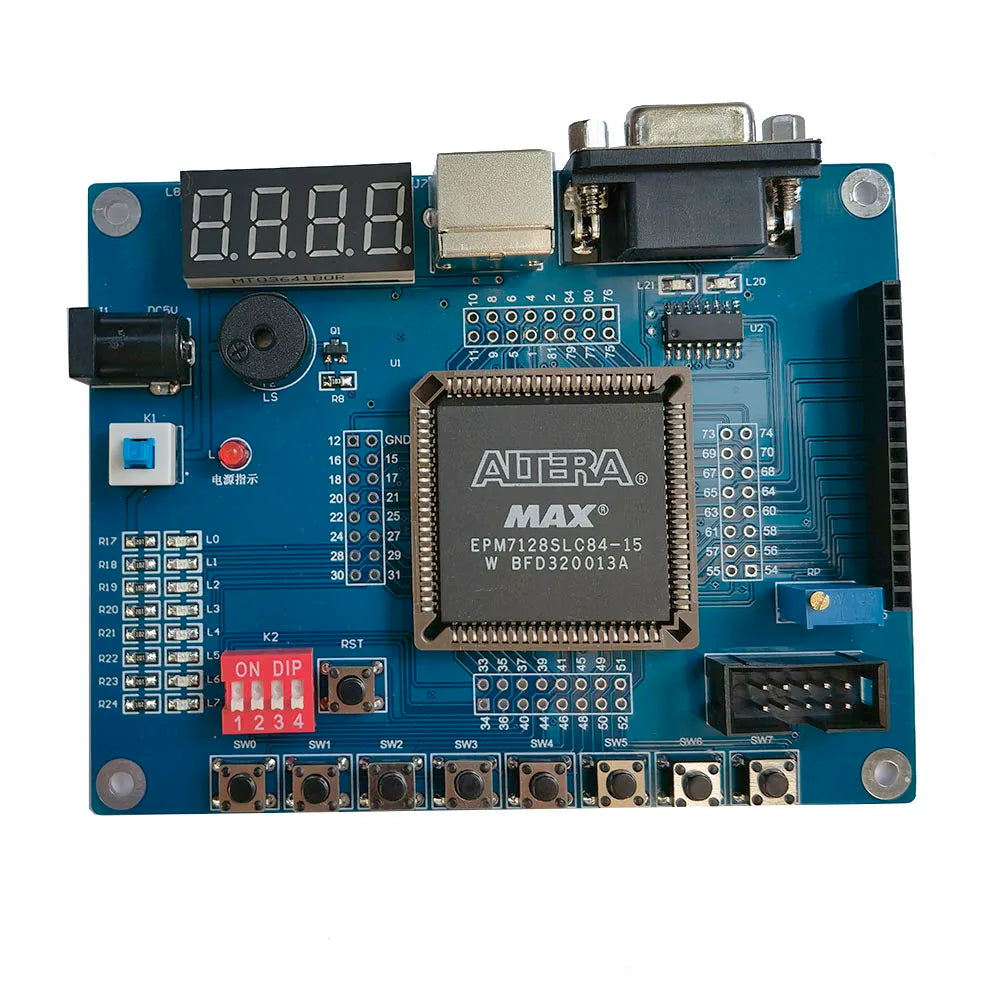 FPGA Development Board Altera MAX7000S CPLD EPM7128 EPM7128SLC84 Core Board with PS/2 UART Serial communication