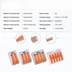 10/20/30PCS 2/3/4/5-Port Assorted Kit Quick Push In Lever Wire Connector Mini Compact Terminal Block 0.08-4mm2 Electrical Wiring
