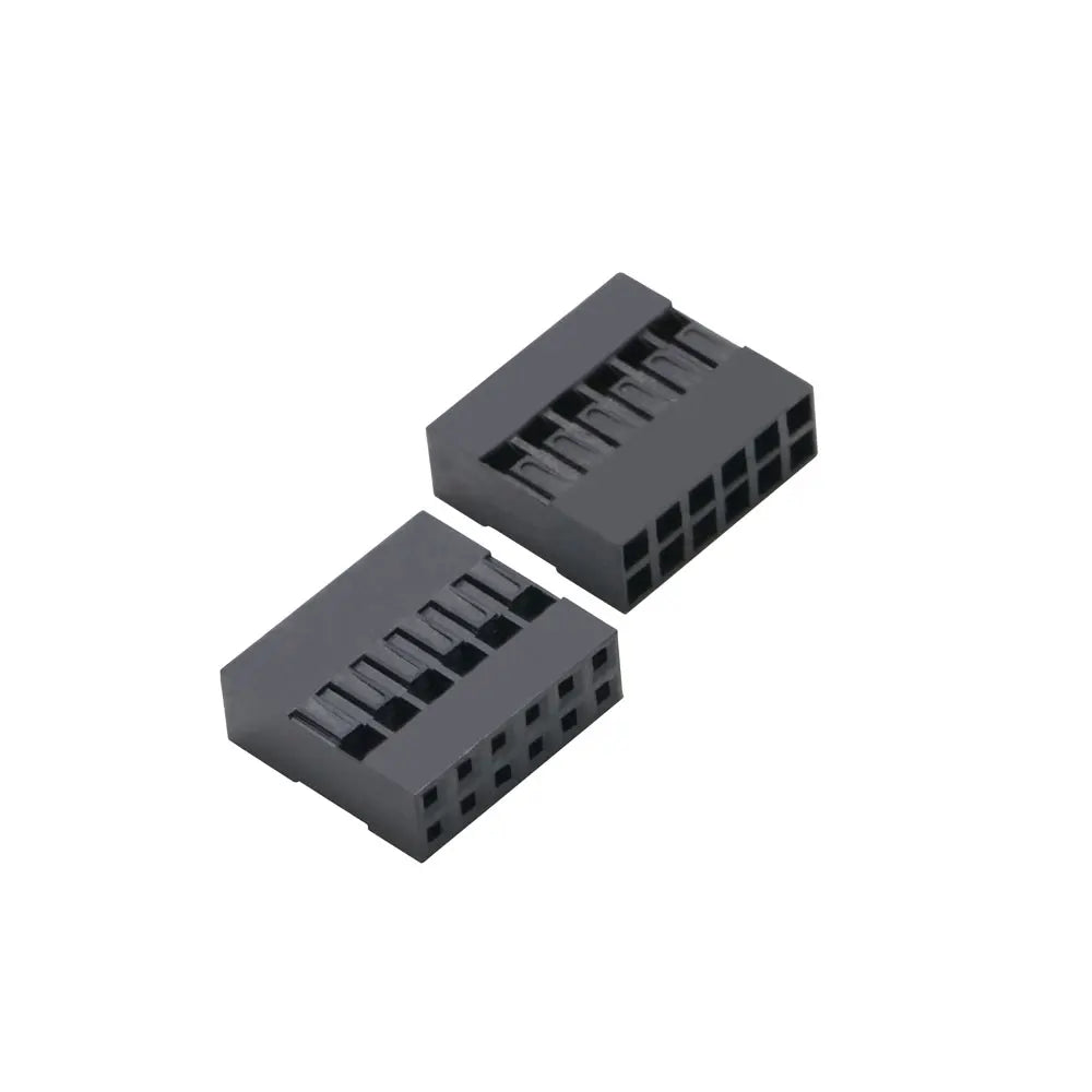 Dupont Plastic Shell Plug 2.54mm Single Double Row Dupont Connector 1/2/3/4/5/6/7/8/9/10P 2*2/3/4/5/6/8/10/20P Housing Terminals