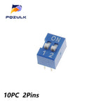 Dip Switch Kit In Box 1 2 3 4 5 6 8 Way 2.54mm Toggle Switch Red Snap Switches Mixed Kit Each 5PCS Combination Set