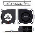 Gdstime 4010 24V Blower 12V 5V Cooler Fan 5015 Radial Fan 50x15MM Turbine Cooling Fan 30MM Micro Fan for 3D Printer Part Cooling