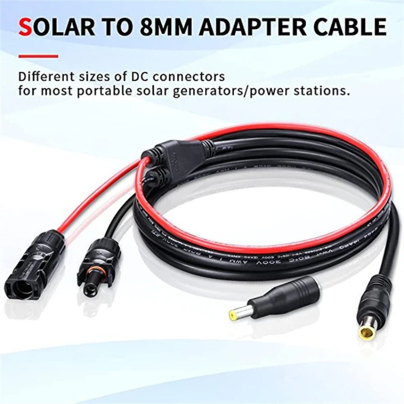 14AWG M，C-4 To Dc7909 Connection Cable M.C-4 Energy Storage Battery Conversion Cable Solar Photovoltaic Connection Power Cable