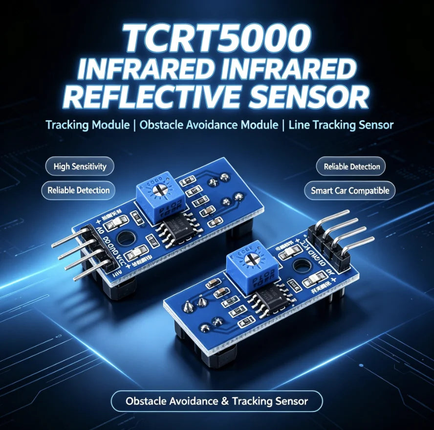 (5-10piece)  TCRT5000 Infrared Reflection Sensor Module Smart Car Line Tracking Obstacle Avoidance IR Module