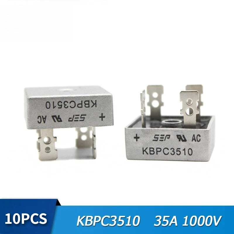 2/5/10PCS/Lot Diode bridge rectifiers KBPC2510 KBPC3510 KBPC5010 15A-50A 1000V power rectifier diode electronic components