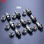 JCD 1Set GX12 GX16 GX20 2 3 4 5 6 7 8 9 10 12Pin Docking Aviation Plug Socket Waterproof Circular Connector