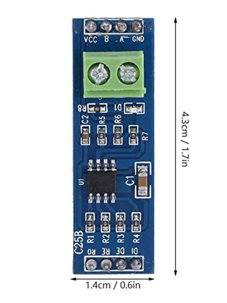 MAX485 Module RS-485 TTL Turn To RS485 MAX485CSA Converter Module For Arduino Microcontroller MCU Development Accessories