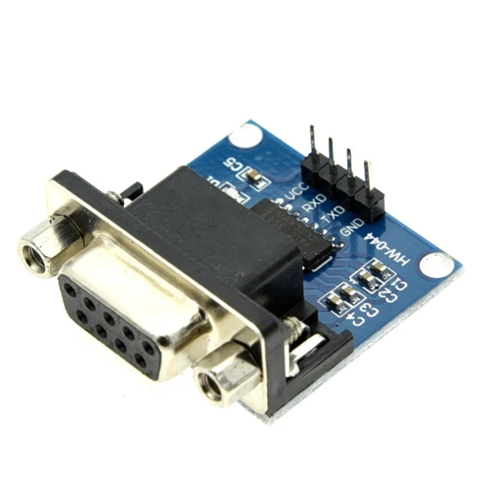 1-10PCS MAX3232 RS232 to TTL Serial Port Converter Module Female DB9 Connector MAX232 Flashing Board For Arduino