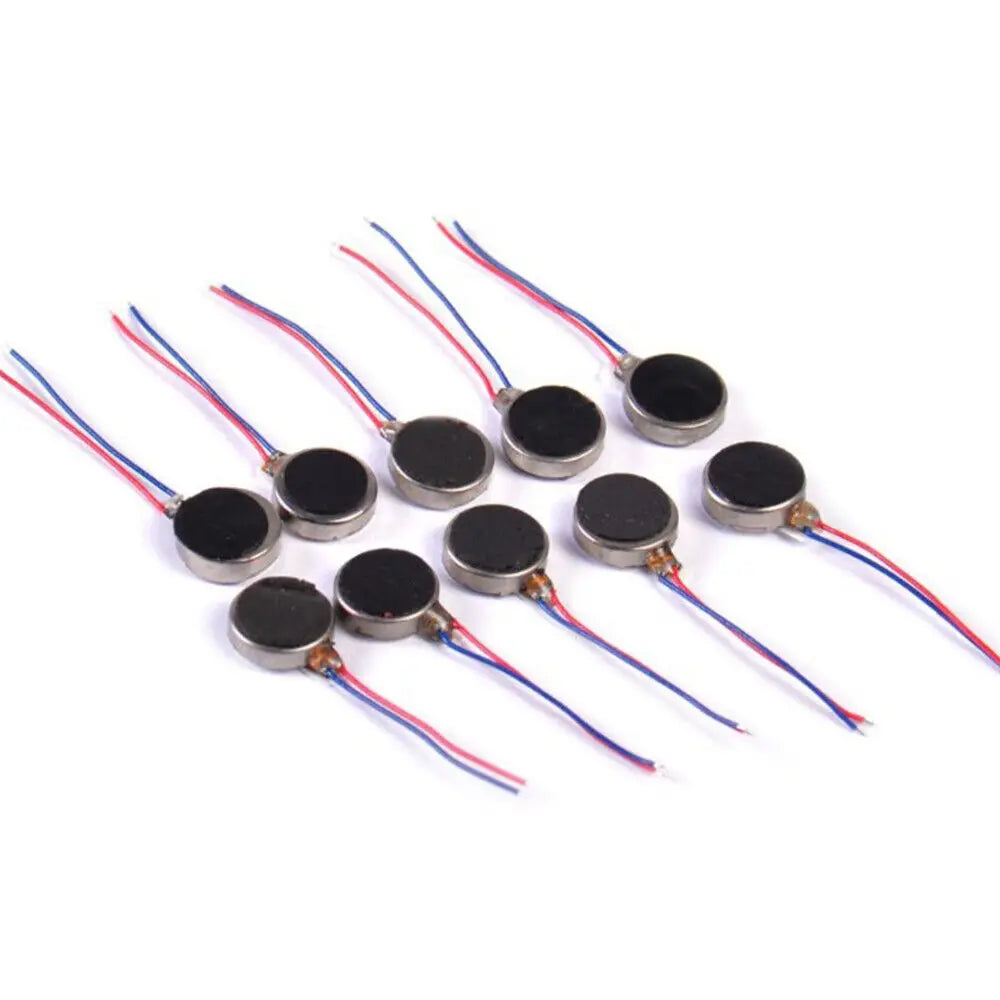 DC 3-5V Micro Vibration Motor 1020/1027/1030/1034 for Phone Coin Flat Motor 10PCS