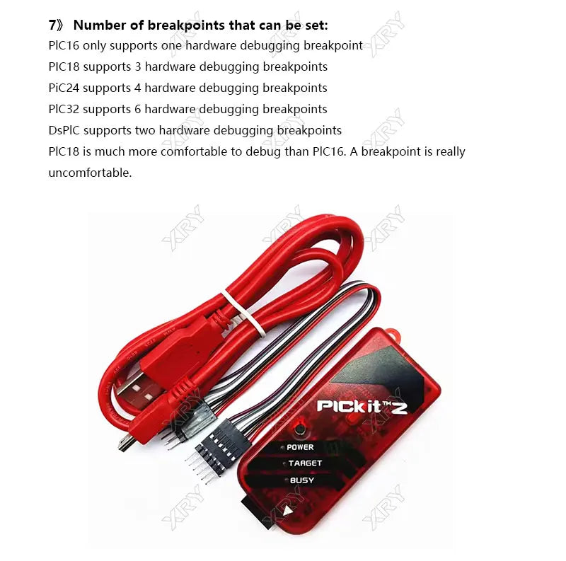 Programador PICKit2 PICKIT3 PICKit3.5 + PIC ICD2 PICKit 2 PICKIT 3 PICKIT 3,5 Adaptador de programación Asiento de programador u