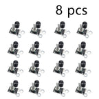 1 to 8 PCS KY-040 360 Degrees Rotary Encoder Module with Knob Cap 5V Brick Sensor Switch Development Board Module for R3 Board
