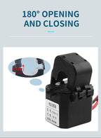 1PCS Snap-in Type Small Current Transformer Three-phase Electric Sensor CT MA 0.5 Class 10/20/50/75mA