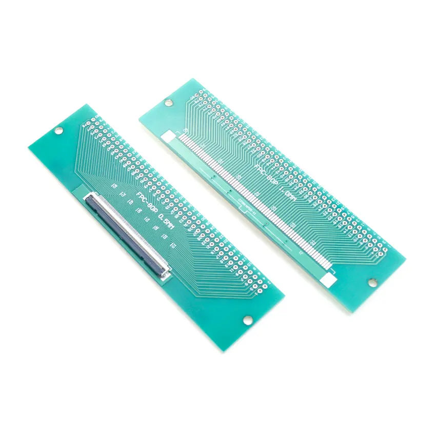 4P/6P/8P/10P/12P/14P/15P/16P/18P/20P/22P/24P/26P/30P/34P/80P FPC/FFC Flexible Cable Adapter Board 0.5mm SMT To 2.54mm Connector