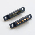 Spring Loaded Pogo Pin Connector 5 Pin 2.54MM PCB Solder Male Female Pogopin L-shape Straight Board Probe Power Connector