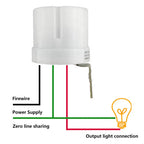 Automatic On Off Photocell street Light Switch DC 12V AC 220V/110V 50-60Hz 10A Photo Control Photoswitch Rainproof Sensor Switch