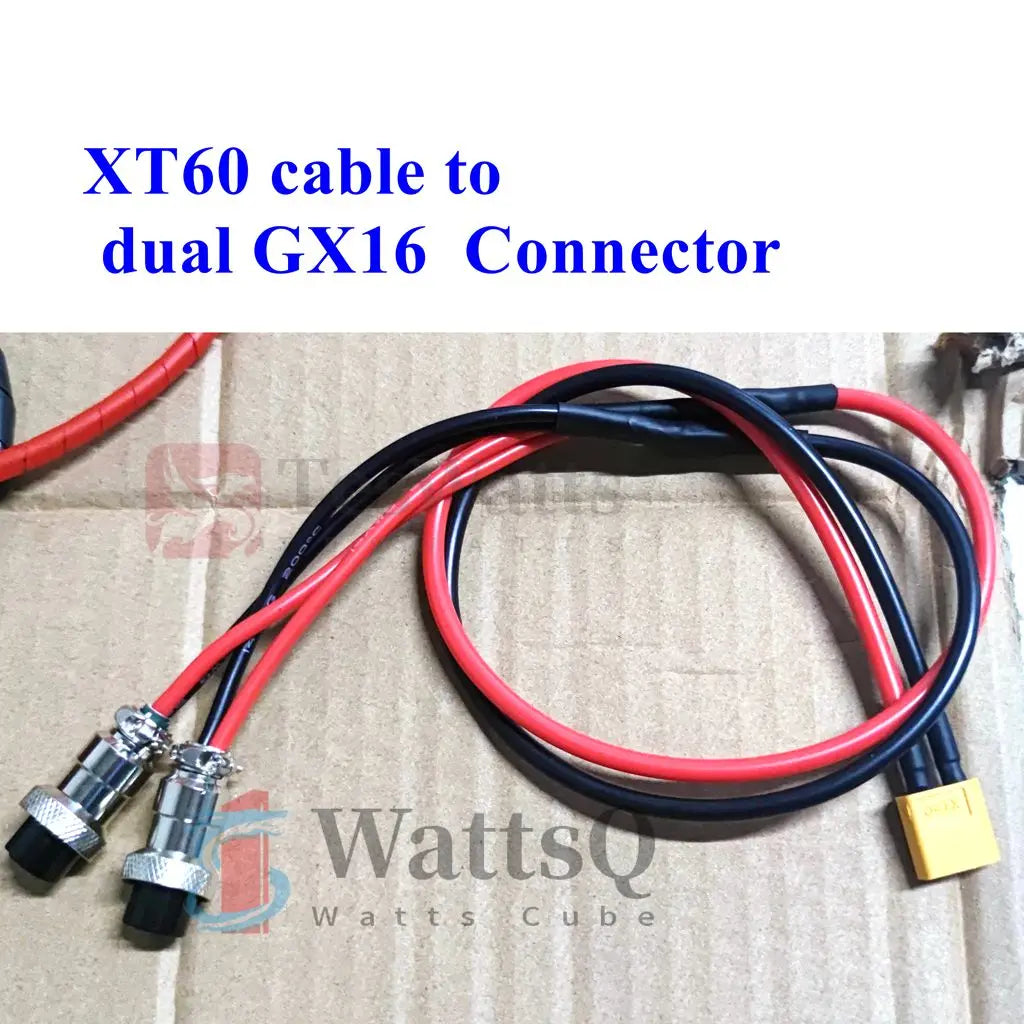Battis power XT60 cable to GX12 GX16 GX20 2 3 4 5 6 Pin  Male Female Docking Aviator Aviation Plug  Socket Circular Connector