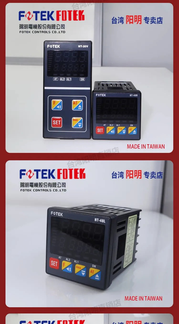 FOTEK NT-72RE NT-72VE NT-72LE NT-72RE-RS NT-72VE-RS NT-72LE-RS NT-72VE-MA Intelligent Temperature Controller