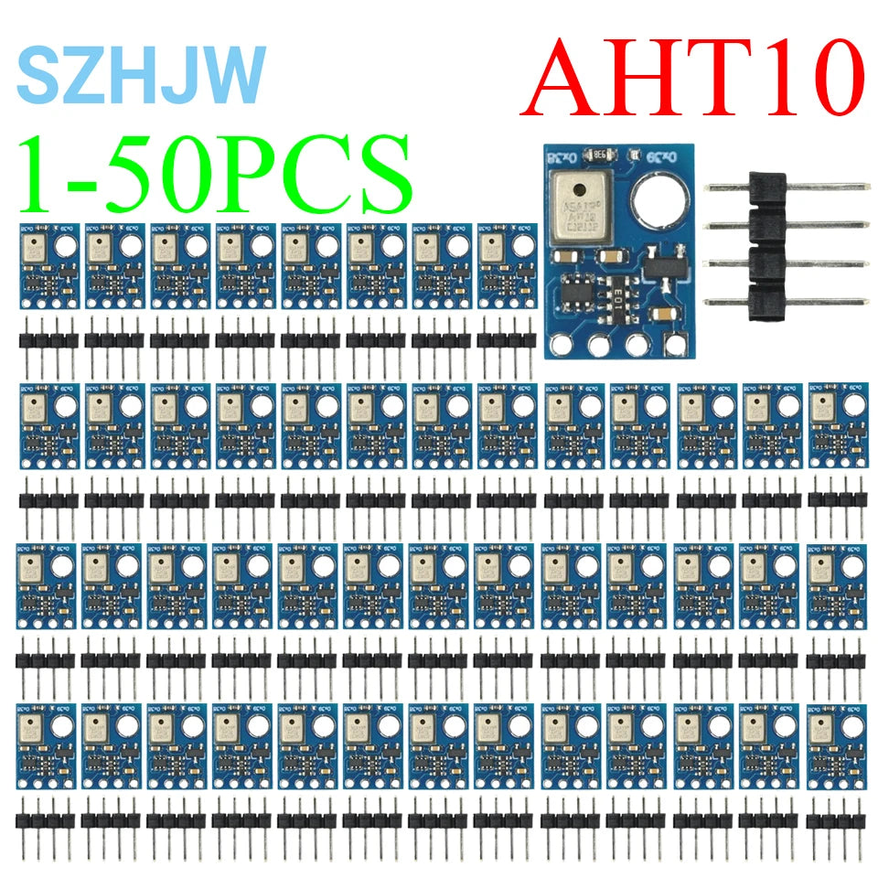 1-50PCS AHT10 High Precision Digital Temperature And Humidity Sensor Measurement Module I2C Communication Replace DHT11 SHT20