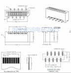 10PCS 1.0mm FPC/FFC Connector LCD Flexible Flat Cable Socket Double Row SMD Vertical Type 4 6 8 10 12 14 18 20 22 24 26 30 Pin