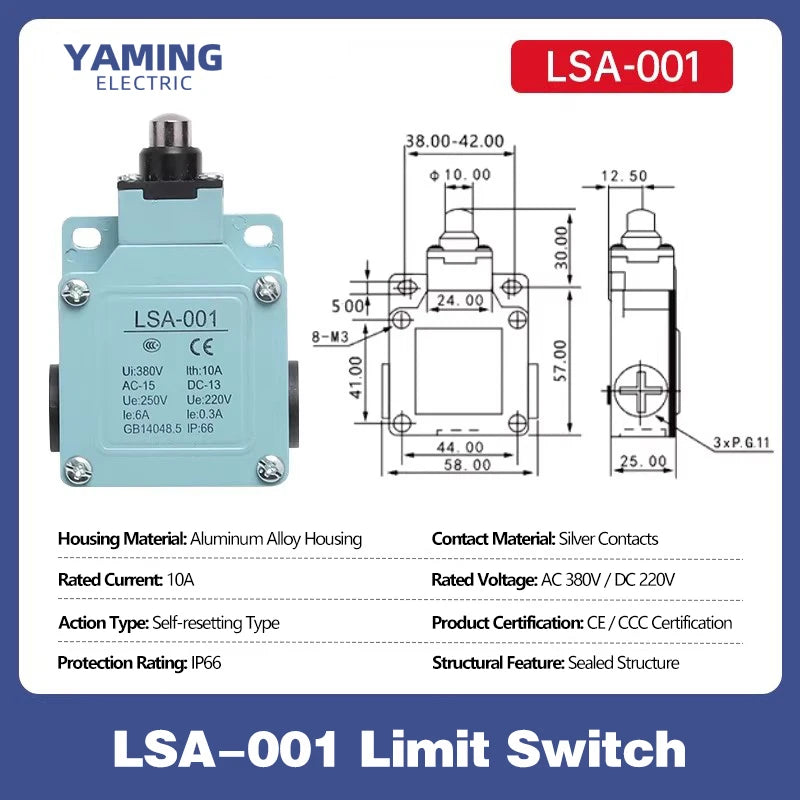 LSA Waterproof Travel Limit Switch LSA-001 LSA-003 LSA-012 LSA-021 LSA-031 LSA-061 LSA-071 LSA-081 Position Controller