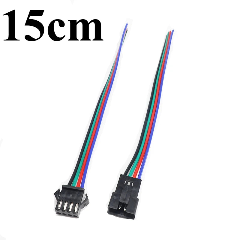 6Pair 2pin 3pin 4pin 5pin 6Pin Led Connector Male/female JST SM 2.54 Plug Connector Wire Cable for Led Strip Light Lamp Driver