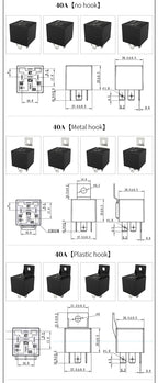 LANBOO 40A High Power Automotive Relay Car Control Relay for 12V/24V Vehicles for Automotive Use