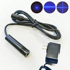 450nm 5mW Focusable Dot/Line/Cross Blue Laser Diode Module DC5V Adapter Woodwork Parts