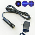 450nm 5mW Focusable Dot/Line/Cross Blue Laser Diode Module DC5V Adapter Woodwork Parts