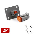 2/3/4/6/8/12Pin Deutsch Type DT Connector Plug-In With Fixed Flange DTM/DTP Waterproof Wire Automotive Connector