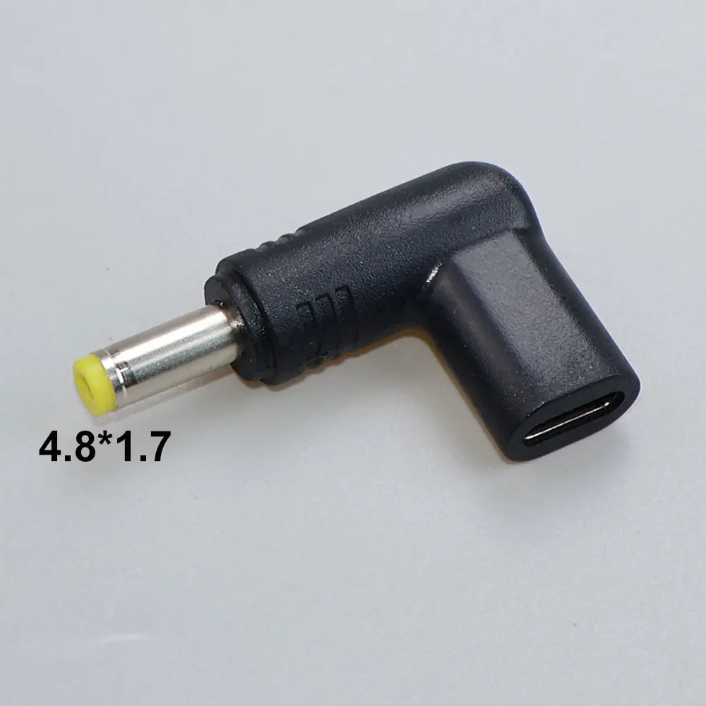 5V 9V 12V 15V 19.5V TypeC to DC Jack Plug Charge Adapter Converter for Router Tablet Fan USB C PD to DC Power Connector