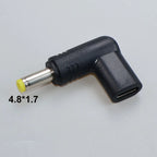 5V 9V 12V 15V 19.5V TypeC to DC Jack Plug Charge Adapter Converter for Router Tablet Fan USB C PD to DC Power Connector