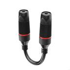 Outdoor Ethernets Couple RJ45 Waterproof Connectors IP67 Ethernets Networks Connectors Waterproof RJ45 Couplers Header