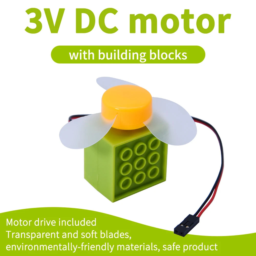 Programmable  2KG 360 Degree Servo&Motor Compatible With LEGO Building Blocks Projects Suitable Dual Output Shaft DIY Parts