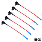 Car Mini Fuse Box Circuit Adapter ATM Blade Fuse for Car Van Motorcycle RV Boat Tractor TAP Adapter