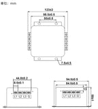 Three phase power filter frequency converter EMI servo purifier CW12B-3/6/10/20/30/40/50/60A-R AC 380V