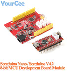 Seeeduino Seeed V4.2 For Arduino Nano Atmega328P AVR 8 Bit Microcontroller MCU Development Board Module Grove Seeeduino Nano