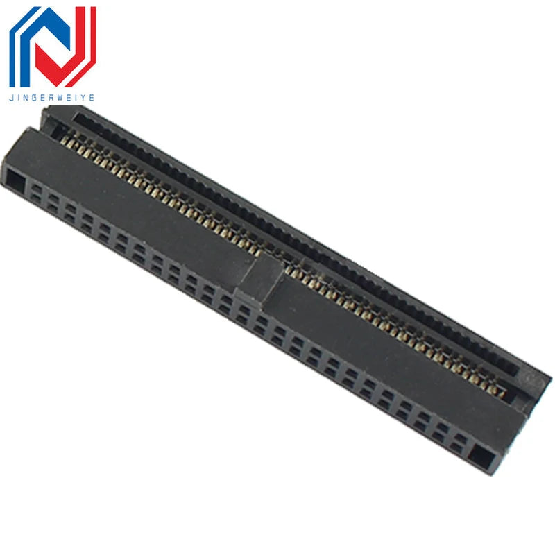 10Pcs/Lot 1.27mm Pitch IDC 6P 8P 10P 12P 14P 16P 20P 24P 26P 30P 34P 40P 50Pin FC Female Header Socket Cable Connector