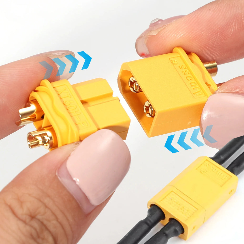 1-40PCS XT60 Battery Connector Male & Female Bullet Connector Plugs with Sheath Housing for RC Battery Motor FPV XT-60 Adapter