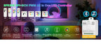 WS2805 Pixels LED Strip Light RGBCCT 5 in 1 Addressable LED Lights Dual Signal RGB WW CW 3000K-6500K DC12V 24V 1 IC to 3/6/7 LED