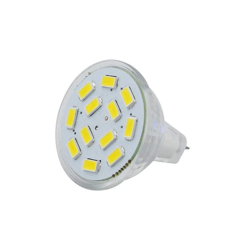 MR11 GU4 Mini LED Spotlight Bulbs AC DC12V 5730SMD 7W 15LEDs Super Bright Cool Warm White Lamp Replace 40W Halogen Light