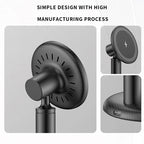 15W Strong Magnetic Wireless Chargers for iPhone Samsung Xiaomi Office Home Travel Desktop Fast Charger Mobile Phone Holder