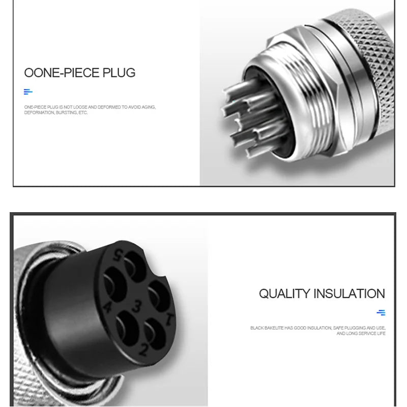 1pcs GX12 GX16 GX20 Air Aviation Connector 2/3/4/5/6/7/8/9/10/11/12/14/15Pin Panel Nut AV Power Plug Socket Core Wire Connector