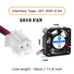5015/4010/4020 12V&24V Cooling Turbo Fan Brushless 3D Printer Parts 2Pin For Extruder DC Cooler Blower Part Black Plastic Fans