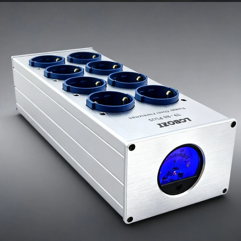 TP80 PLUS HiFi Audio Noise AC Power Filter Conditioner Power Purifier Surge Protection with EU Outlets Power Strip